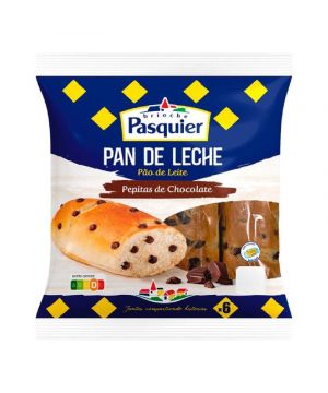 Pan Leche Pasquier Con Pepitas Chocolate 210 Grs.