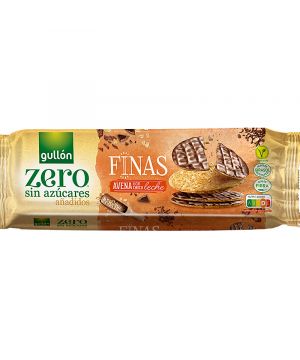 Galleta Gullon Zero Finas Avena Choco Leche 150 Grs.