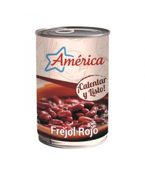 Frejol America Rojo Lata 410 Grs.