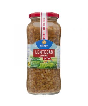 Lenteja Alteza Cocida Frc 540 Gr., 400 Gr. P.e.