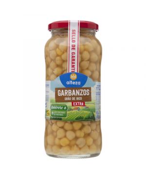Garbanzo Alteza Cocido Frc 540 Gr., 400 Gr. P.e.