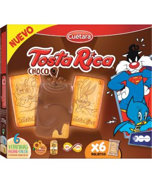 Galleta Cuetara Tostarica Chocolate 210 Grs.