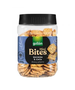Galleta Gullon Mini Bites Quinoa Y Chia 250 Gr.
