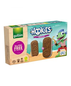 Galleta Gullon Hookies Sandwich Crema S/Gluten 230 Grs.