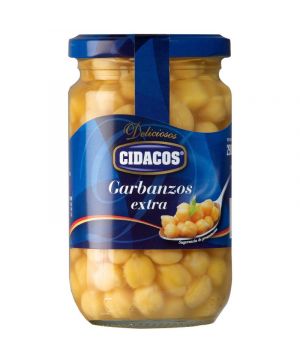 Garbanzos Cidacos Frasco 295 Grs, 210 Grs P.e.