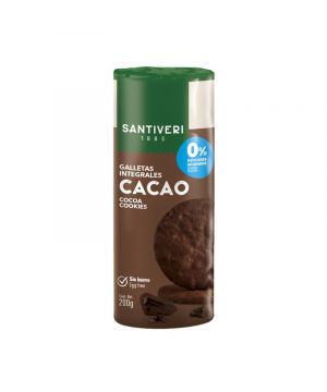 Galletas Santiveri Integrales Cacao 0% Azucar Añad.200 Grs