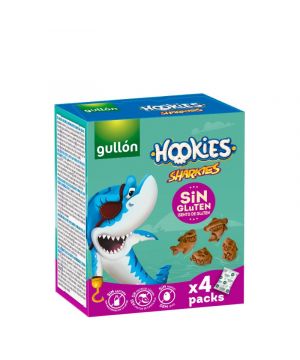 Galleta Gullon Hookies Mini Sharkies S/Gluten 160 Grs.