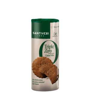 Galletas Santiveri Cacao Nibs Triple Zero S/Gluten 200 Grs.