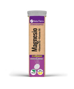 Magnesio Naturtierra + Vit.b12 + Vit.b6 20 Comp.efervescente