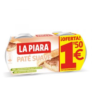 Pate La Piara Suave Pack 2 X 75 Grs.