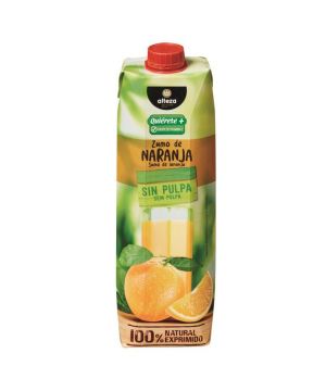 Zumo Alteza Naranja Exprimida Brik 1 Litro