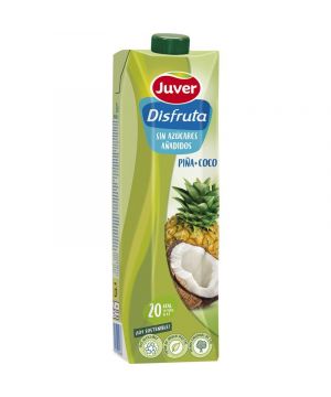 Disfruta Juver Piña+Coco Sin Azucar 1 Litro