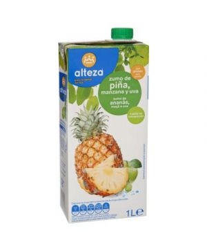 Zumo Alteza Piña-Manzana-Uva Brik 1 Litro