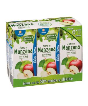 Zumo Alteza Manzana Brik P-6 Unds X 200 Ml