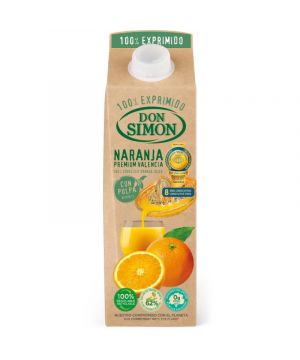 Zumo Don Simon Naranja Exprimida Pulpa 1 Litro