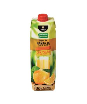 Zumo Alteza Naranja Exprimida Con Pulpa Brik 1 Litro