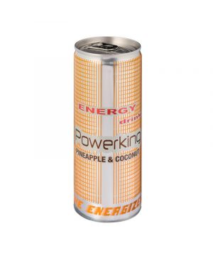 Bebida Energetica Powerking Piña Y Coco 250 Ml.