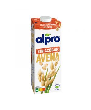 Bebida Alpro Avena Sin Azucar Litro.