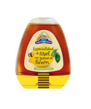 Miel Granja San Francisco Con Zumo De Limon 350 Gr.