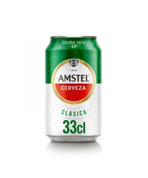 Cerveza Amstel Clasica Lata 33 Cl.