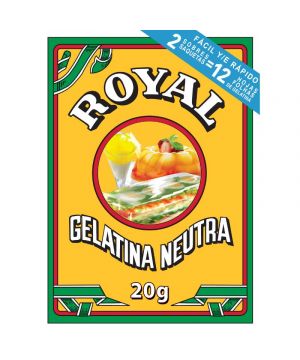 Gelatina Royal Neutra 20 Grs