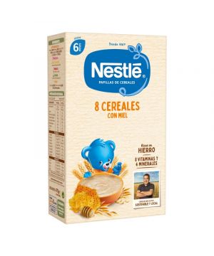 Papilla Nestle 8 Cereales Con Miel 475 Grs