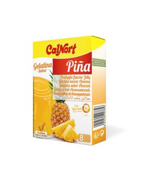 Gelatina Calnort Piñana 170 Grs.8 Raciones.