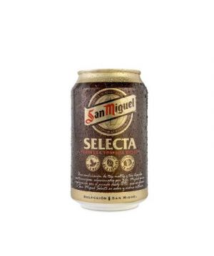 Cerveza San Miguel Selecta Lata 33 Cl.