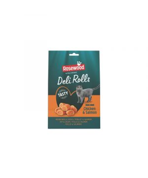 Alimento Deli Rolls Pollo Y Salmon 40 Grs