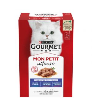 Alimento Gourmet Mon Petit Seleccion Pescado Pack 6 X 50 Gr