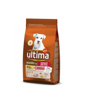 Alimento Ultima Dog Mini Senior Pollo Perro Seco 1,5 Kilos