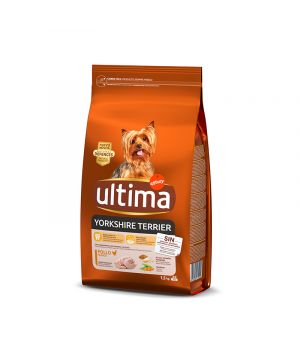 Alimento Ultima Dog Yorkshire Terrier Pollo,Arroz Y Cer.1,5K