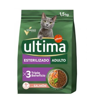 Alimento Ultima Cat Esterilizado Salmon 1,5 Kilos