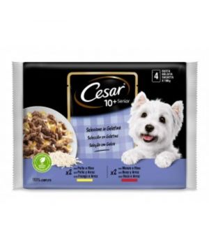 Alimento Cesar Señior Bolsitas P-4 400 Grs.