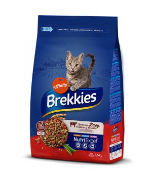 Alimento Brekkies Cat Buey 3,5 Kilos.