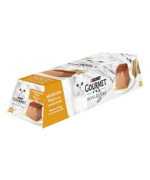 Alimento Gourmet Revelations Mousse Pollo G.h. P-4X57 Grs