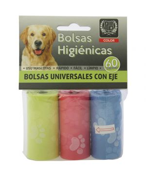 Bolsas Higienicas Para Perros 60 Unidades