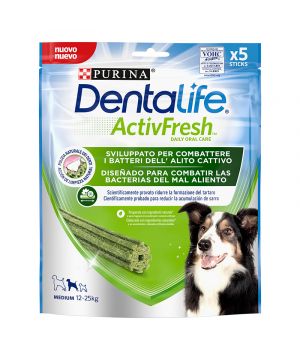 Alim Dentalife Activ Fresh Perros Medium Snack 5Un.115 Grs.