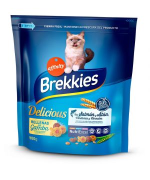 Alimento Brekkies Cat Delicious Pescado 900 Grs.