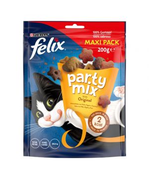 Alimento Felix Party Mix Original Maxi Pack 200 Grs