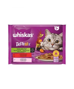 Alimento Whiskas Tasty Mix Seleccion Chef G.h. P-4X85 Gr