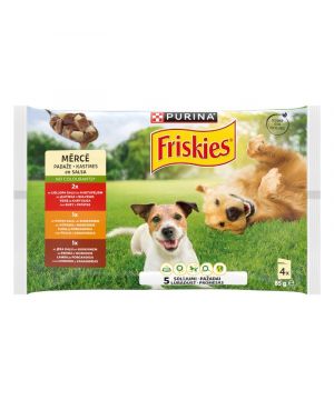Alim.friskies Perro Humedo Multipack Salsa P4 Und X 85 Gr.