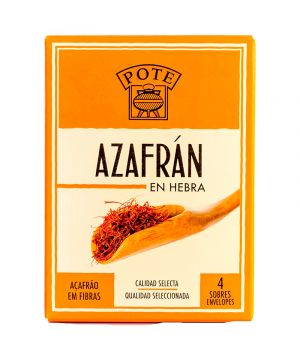 Azafran Pote Hebra 4 Sobres 0,4Grs.