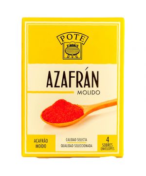 Azafran Pote Molido 4 Sobres 0,4 Grs.