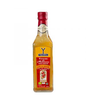 Vinagre Ybarra Manzana Ecologico Con Madre 500 Ml.