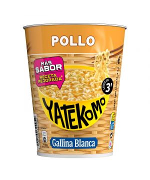 Yatekomo Gallina Blanca Fideos Orientales Pollo 60 Grs
