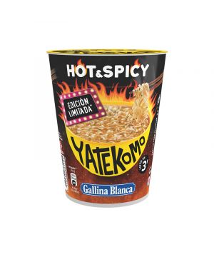 Yatekomo Gallina Blanca Hot Spicy 60 Grs.