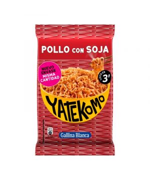 Yatekomo Gallina Blanca Pollo Soja Bolsa 82 Grs.