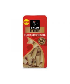 Pasta Gallo Macarron Xl Al Bronce 450 Gr