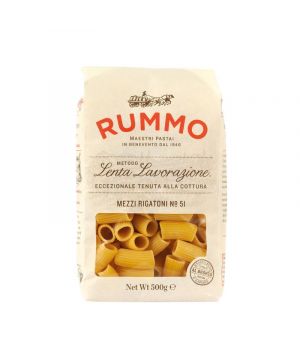 Pasta Rummo Mezzi Rigatoni Nº51 500 Grs.